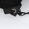 Secondhand Prada Logo Drawstring Backpack Tessuto with Printed Saffiano