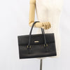 Secondhand Burberry Vintage Handbag Black Leather Bags