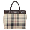 Secondhand Burberry Nova Check Tote Canvas and