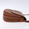 Secondhand Burberry Flap Messenger Brown Leather Bags