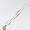 Secondhand Christian Dior CD Pendant Necklace Gold-plated