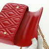 Secondhand Miu Miu Chain Flap Shoulder Bag Quilted Shiny