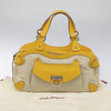Secondhand Salvatore Ferragamo Gancini handbag Canvas and