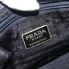 Secondhand Prada Metal Handles Tote Tessuto