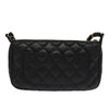 Chanel Timeless CC Chain Pochette Quilted Caviar
