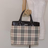 Secondhand Burberry Nova Check Tote Canvas and