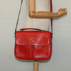 Secondhand Celine Circle logo Red Leather Bags