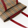 Secondhand Burberry Nova Check Tote canvas check pattern