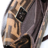 Fendi Vintage Flap Clutch Zucca canvas