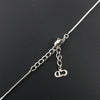 Secondhand Christian Dior Trotter Motif Necklace Engraved