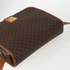 Celine Vintage Macadam Shoulder Bag Canvas and Leather