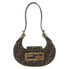 Fendi Cookie Hobo Zucca Canvas