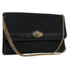 Christian Dior Vintage Chain Flap Shoulder Bag Diorissimo Canvas