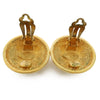 Secondhand Chanel Vintage Round CC Clip-On Earrings