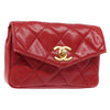 Chanel Vintage CC Flap Waist Bag Quilted Leather