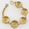 Secondhand Chanel Vintage CC Quilted Medallion Bracelet