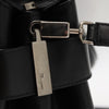 Salvatore Ferragamo Double Gancini Side Buckle Tote Leather