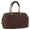 Secondhand Prada Vintage Chain Handbag Tessuto