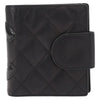 Chanel Cambon Compact Wallet Quilted Lambskin