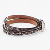 Secondhand Fendi Selleria Monster Bracelet Leather with Metal Detail