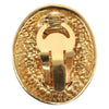 Secondhand Chanel Vintage CC Oval Clip-On Earrings