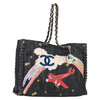 Secondhand Chanel Night Flight Tote Embroidered