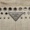 Secondhand Prada Canapa Tote Rhinestone Embellished