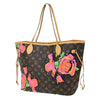 Louis Vuitton Neverfull Tote Limited Edition Monogram Roses
