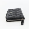 Secondhand Chanel Zip Around Organizer Wallet Quilted