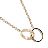 Secondhand Cartier Love Interlocking Necklace 18K Rose