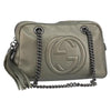 Gucci Soho Chain Zip Shoulder Bag Leather