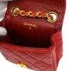 Chanel Vintage Square CC Flap Chain Belt Bag Quilted Lambskin