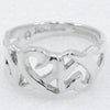 Secondhand Tiffany & Co. Triple Loving Heart Ring Silver 925