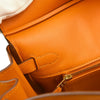 Hermes Birkin Handbag Orange Togo with Palladium Hardware