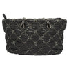 Secondhand Chanel Tweed on Stitch Zip Tote Quilted