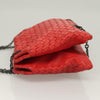 Secondhand Bottega Veneta Intrecciato Red Leather Bags