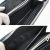 Secondhand Loewe Anagram Wallet Navy Leather Accessories