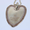 Secondhand Gucci Heart Necklace Silver Jewelry