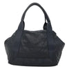 Secondhand Balenciaga Navy Cabas Leather Accessories
