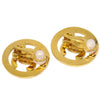 Chanel CC Round Earrings Metal