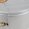 Chanel 19 Round Clutch with Chain Quilted Leather