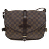 Secondhand Louis Vuitton Saumur Handbag Damier