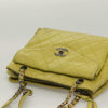 Secondhand Chanel Vintage Front Pocket Shoulder Bag Quilted Caviar