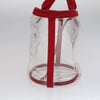 Secondhand Prada Logo Tote Transparent Plastic Accessories