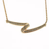 Secondhand Christian Dior CD Pendant Necklace Gold-plated