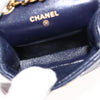 Secondhand Chanel Square Classic Single Flap Top Handle Bag Quilted