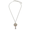 Secondhand Chanel CC Cluster Drop Pendant Necklace