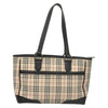 Secondhand Burberry Nova Check Tote Canvas and