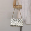 Secondhand Chanel Lucky Symbols Pochette Embossed Quilted Patent