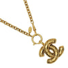 Secondhand Chanel Vintage CC Pendant Necklace Quilted